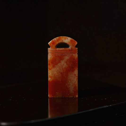 Zhejiang Red Stone Arched Knob Square Seal