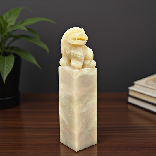 Balin Stone Guardian Lion Square Seal