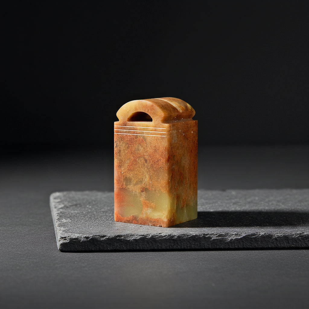Zhejiang Red Stone Arched Knob Square Seal